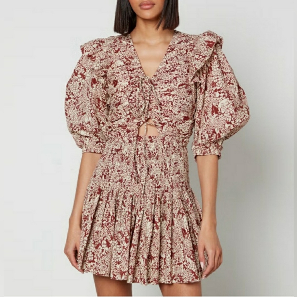 NWT SEA PRIYA PRINTED ORGANIC COTTON ROMPER SIZE 6